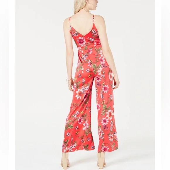 Guess Isora Floral-Print Split-Leg Jumpsuit - Picture 4 of 4